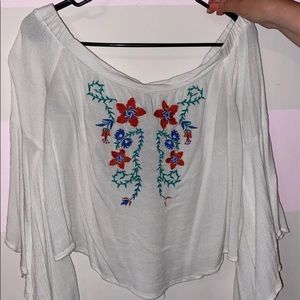 Off the shoulder blouse